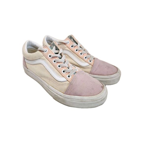 Vans Old Skool Shoes Unisex Men 5 Women 6.5 Multicolor Canvas Skate Sneakers - Picture 1 of 9